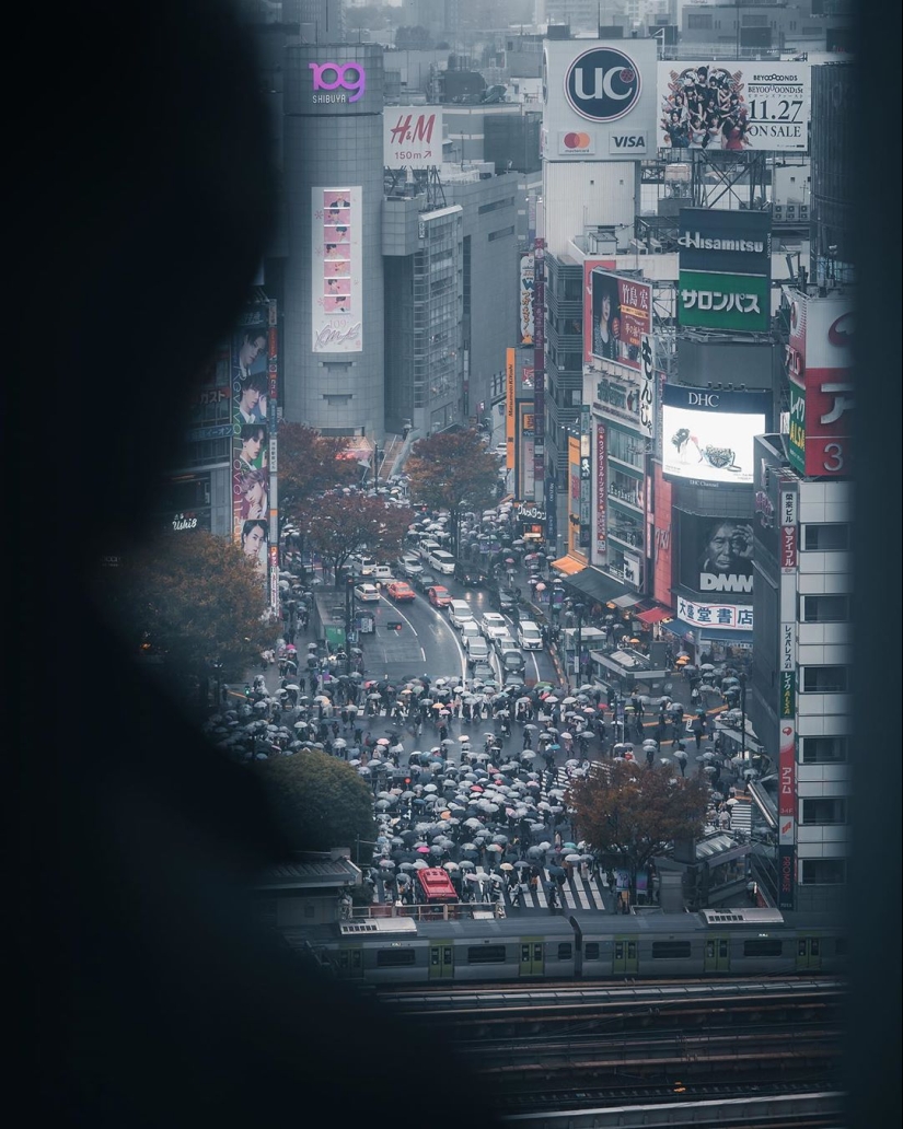 De día y de noche Japonés calles en las fotos de James Takumi Seguna
