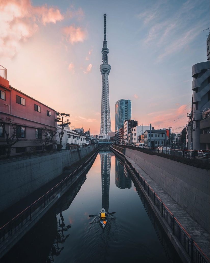 De día y de noche Japonés calles en las fotos de James Takumi Seguna