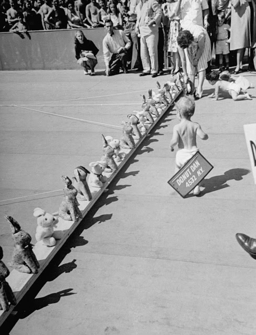 Derby in diapers: how were the retro races of crawling babies Derby in diapers: how were the retro races of crawling babies
