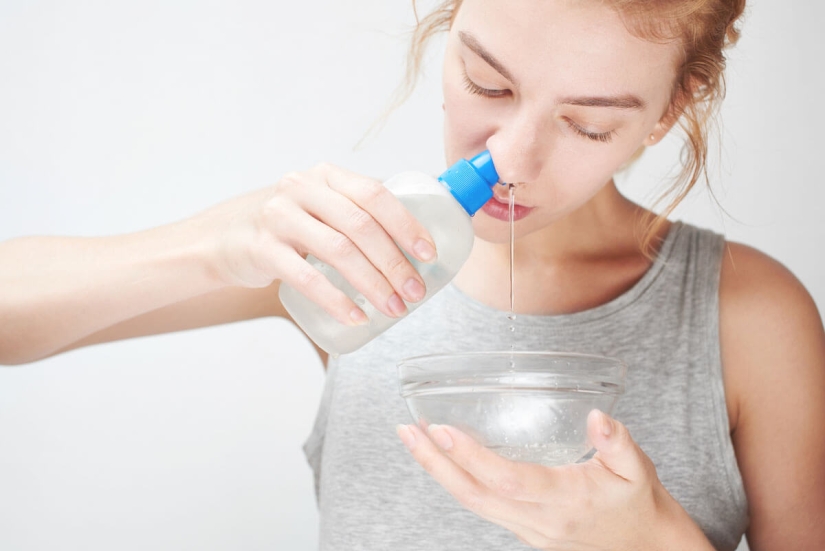 Ears and other body parts that need to be washed less often