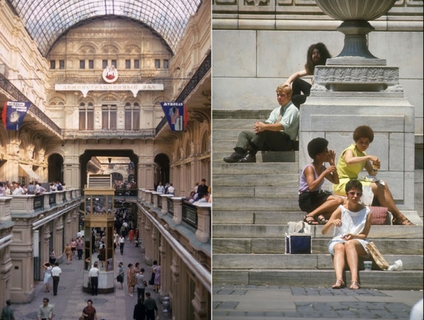 East and West: Color photographs of Moscow and New York in 1969 East and West: Color photographs of Moscow and New York in 1969