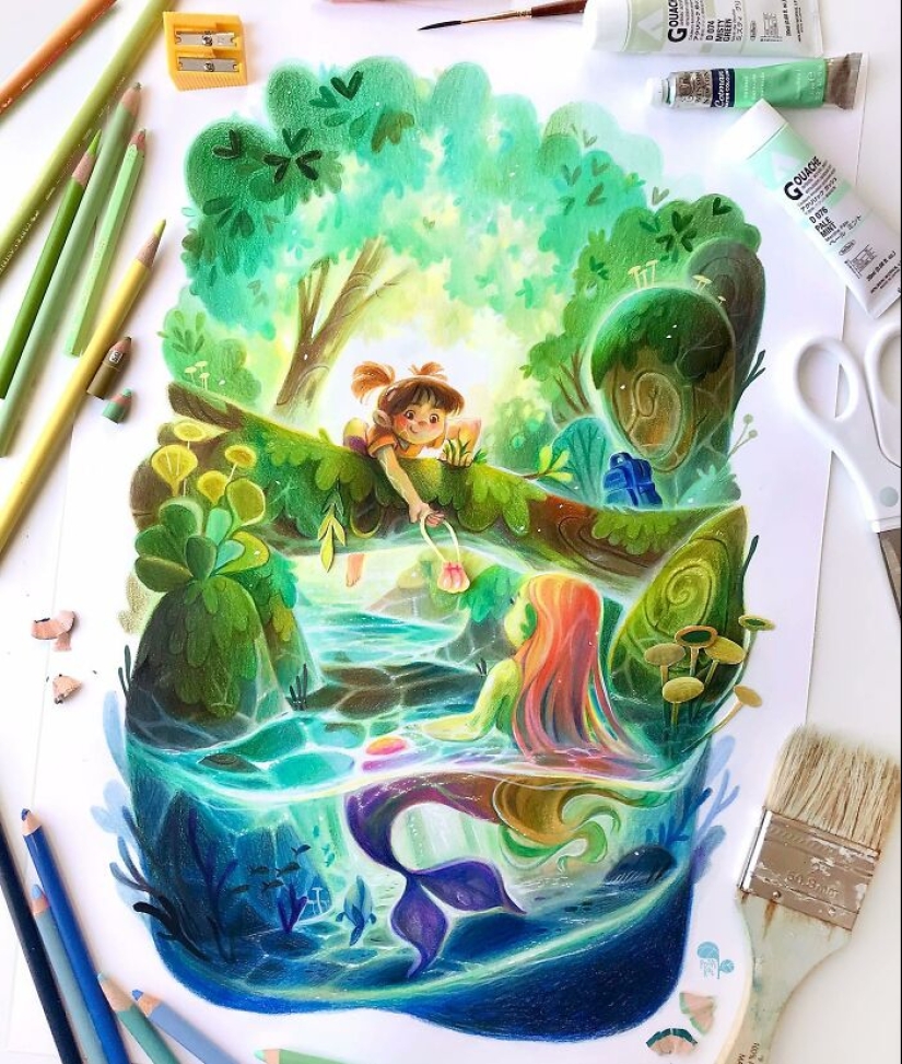 El artista explora la identidad y la naturaleza en sus 17 impresionantes ilustraciones. El artista explora la identidad y la naturaleza en sus 17 impresionantes ilustraciones.