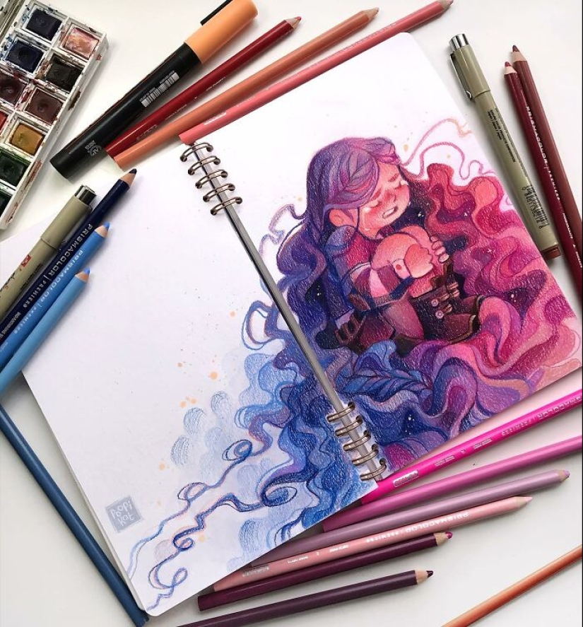 El artista explora la identidad y la naturaleza en sus 17 impresionantes ilustraciones. El artista explora la identidad y la naturaleza en sus 17 impresionantes ilustraciones.