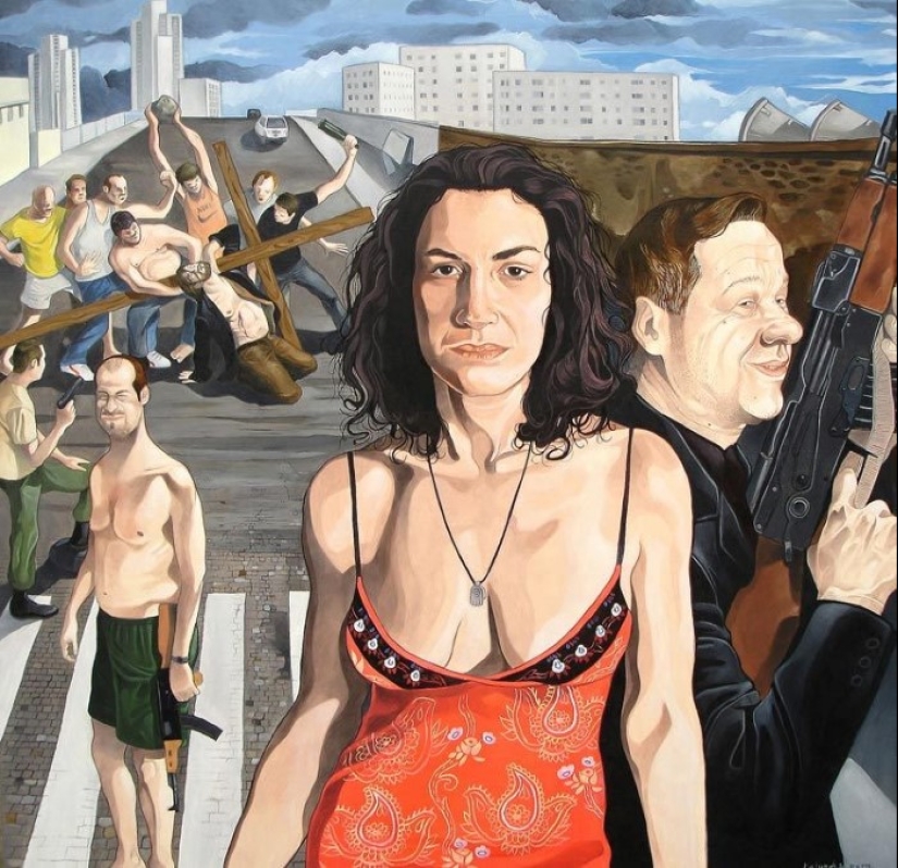 El artista Kosta Kulundzic y sus bromas serias sobre el sentido común