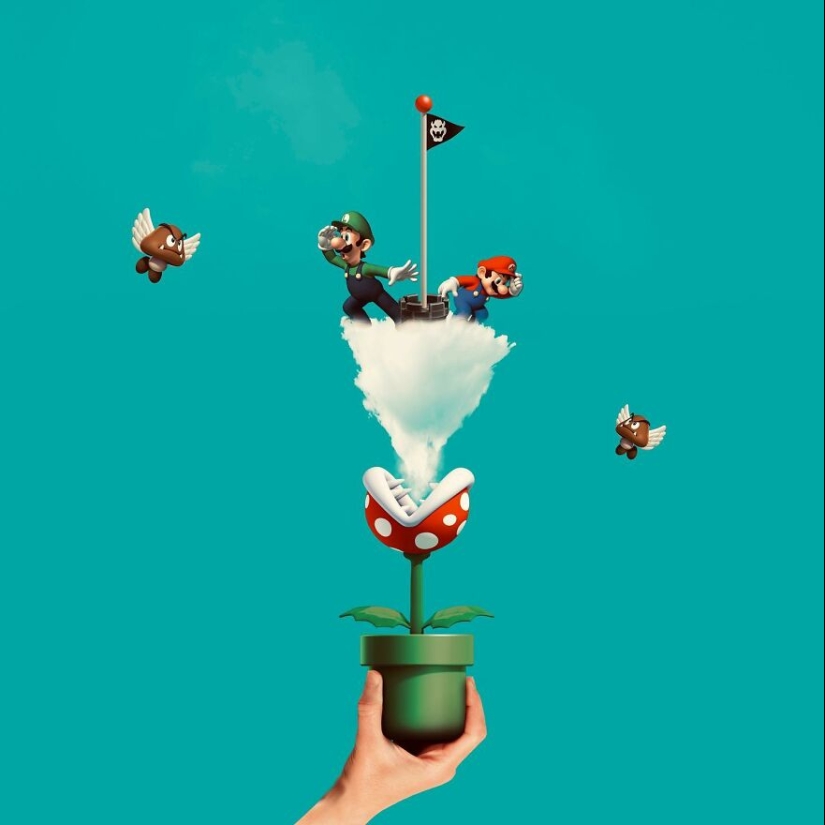 El artista que combina la realidad con la belleza etérea de las nubes en sus manipulaciones fotográficas