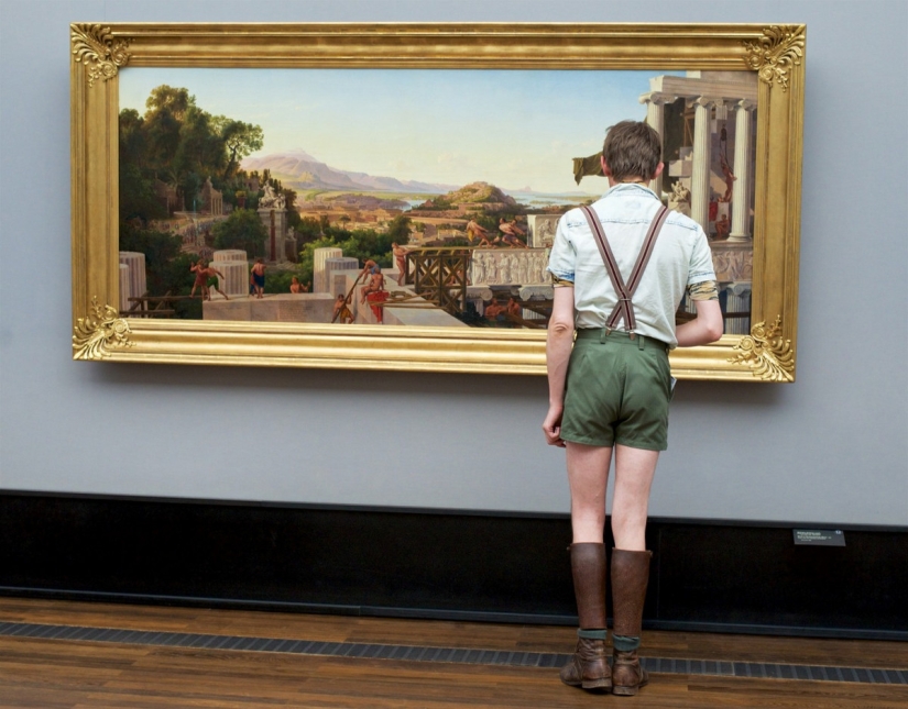 El proyecto "Personas que coinciden con obras de arte" el fotógrafo Austríaco Stefan Dragana El proyecto "Personas que coinciden con obras de arte" el fotógrafo Austríaco Stefan Dragana
