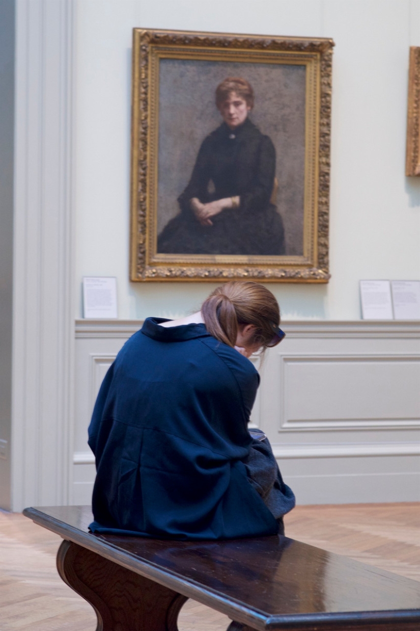 El proyecto "Personas que coinciden con obras de arte" el fotógrafo Austríaco Stefan Dragana El proyecto "Personas que coinciden con obras de arte" el fotógrafo Austríaco Stefan Dragana