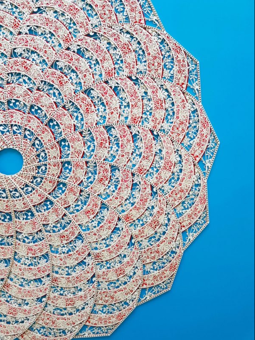 Encaje milagro Árabe artista crea delicado papel de la aplicación, de la que es imposible quitarle los ojos de encima
