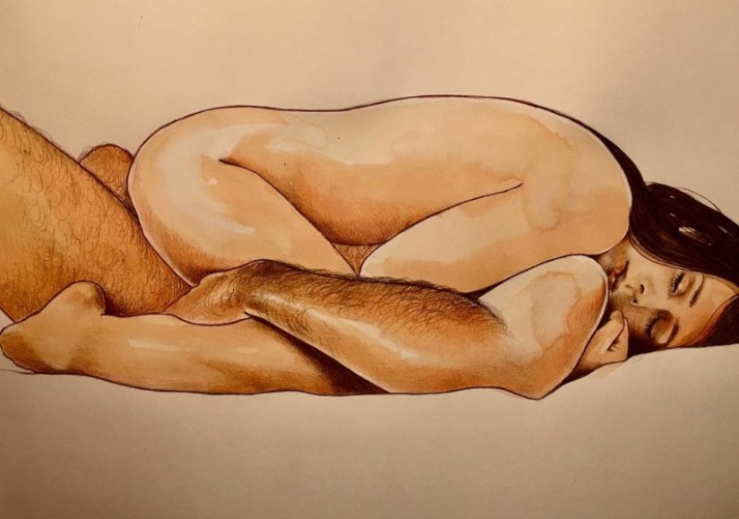 Energy loving touches in the paintings of Frida Castelli Energy loving touches in the paintings of Frida Castelli