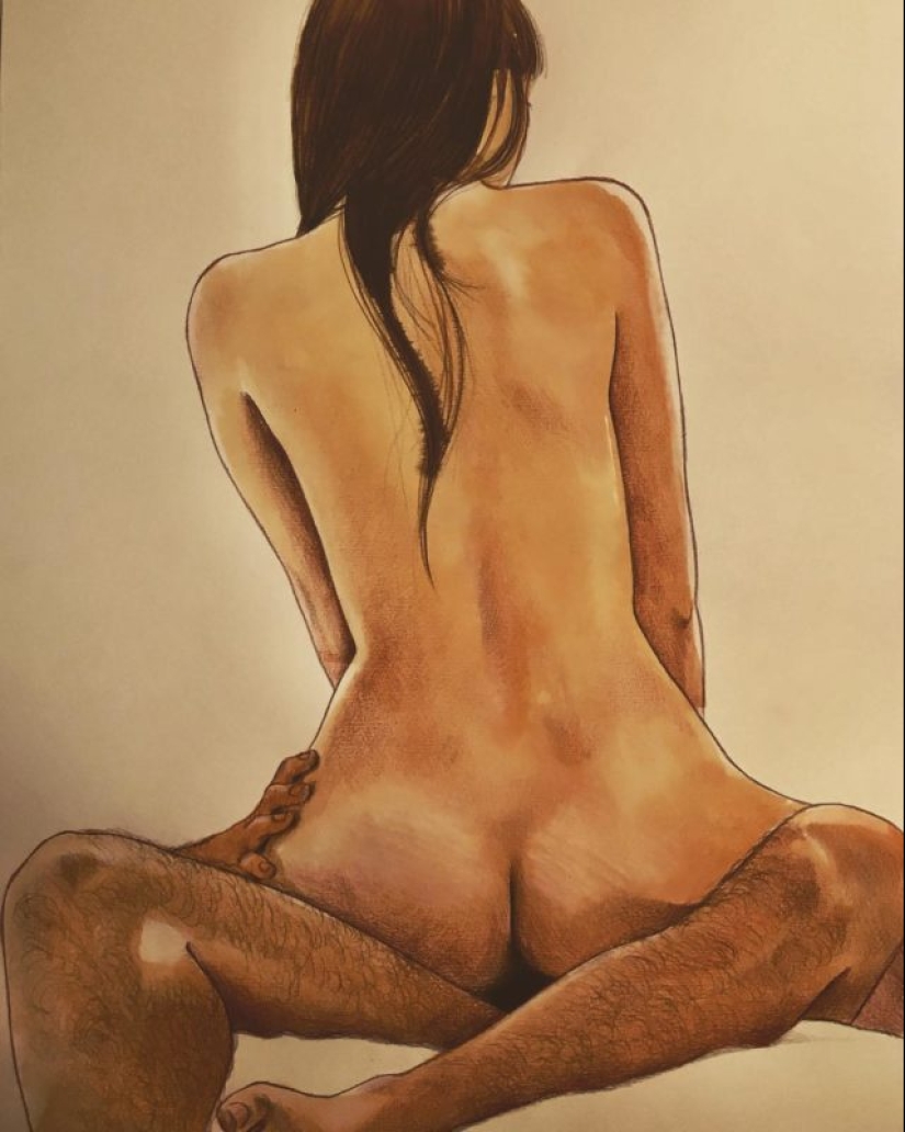 Energy loving touches in the paintings of Frida Castelli Energy loving touches in the paintings of Frida Castelli