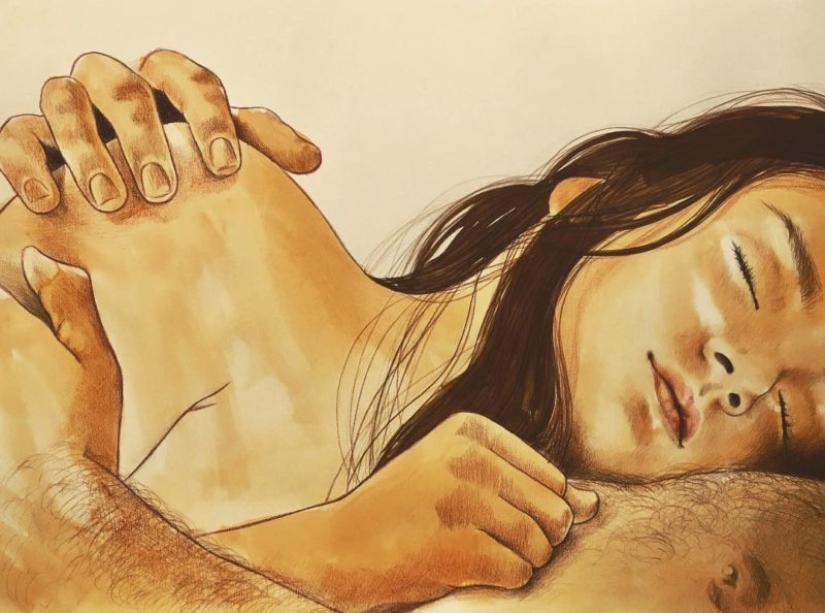Energy loving touches in the paintings of Frida Castelli Energy loving touches in the paintings of Frida Castelli