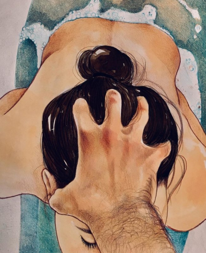 Energy loving touches in the paintings of Frida Castelli Energy loving touches in the paintings of Frida Castelli