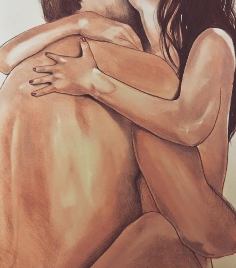 Energy loving touches in the paintings of Frida Castelli Energy loving touches in the paintings of Frida Castelli