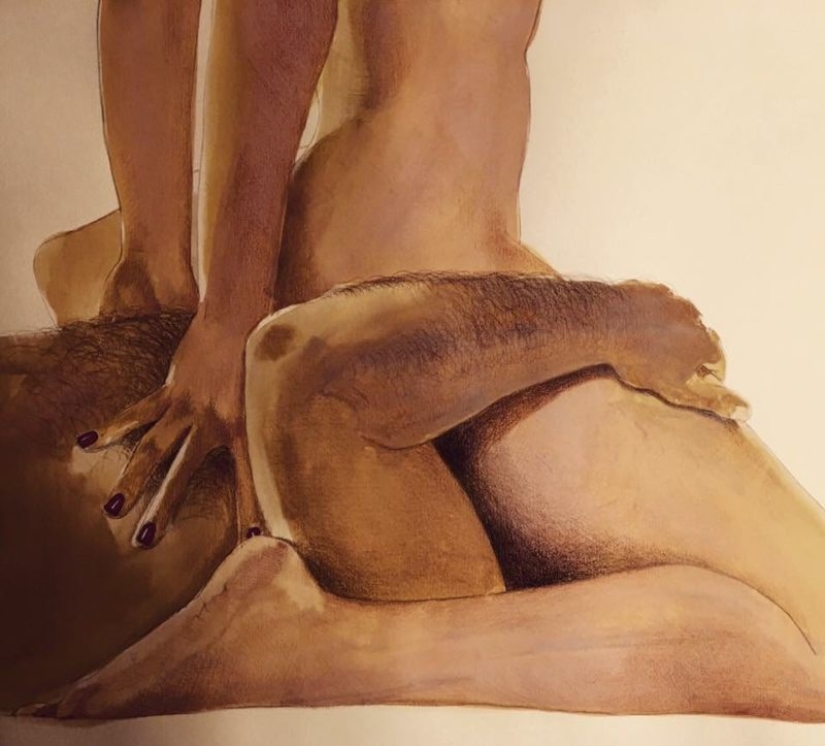 Energy loving touches in the paintings of Frida Castelli Energy loving touches in the paintings of Frida Castelli