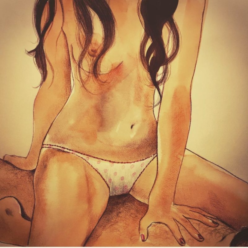 Energy loving touches in the paintings of Frida Castelli Energy loving touches in the paintings of Frida Castelli