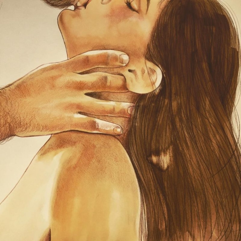 Energy loving touches in the paintings of Frida Castelli Energy loving touches in the paintings of Frida Castelli