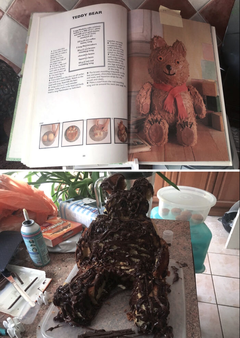 “Es mejor comer ese pastel antes de que te coma a ti”: 12 pasteles hilarantemente malos