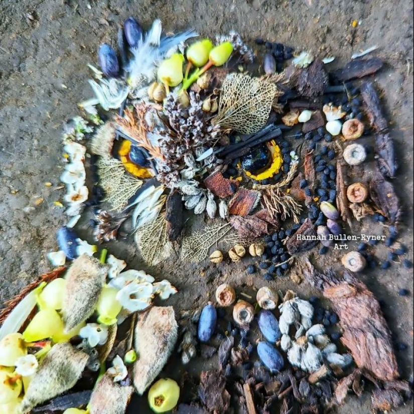 Este artista trabaja en la naturaleza y utiliza solo los materiales disponibles para crear hermosas obras de arte. Este artista trabaja en la naturaleza y utiliza solo los materiales disponibles para crear hermosas obras de arte.