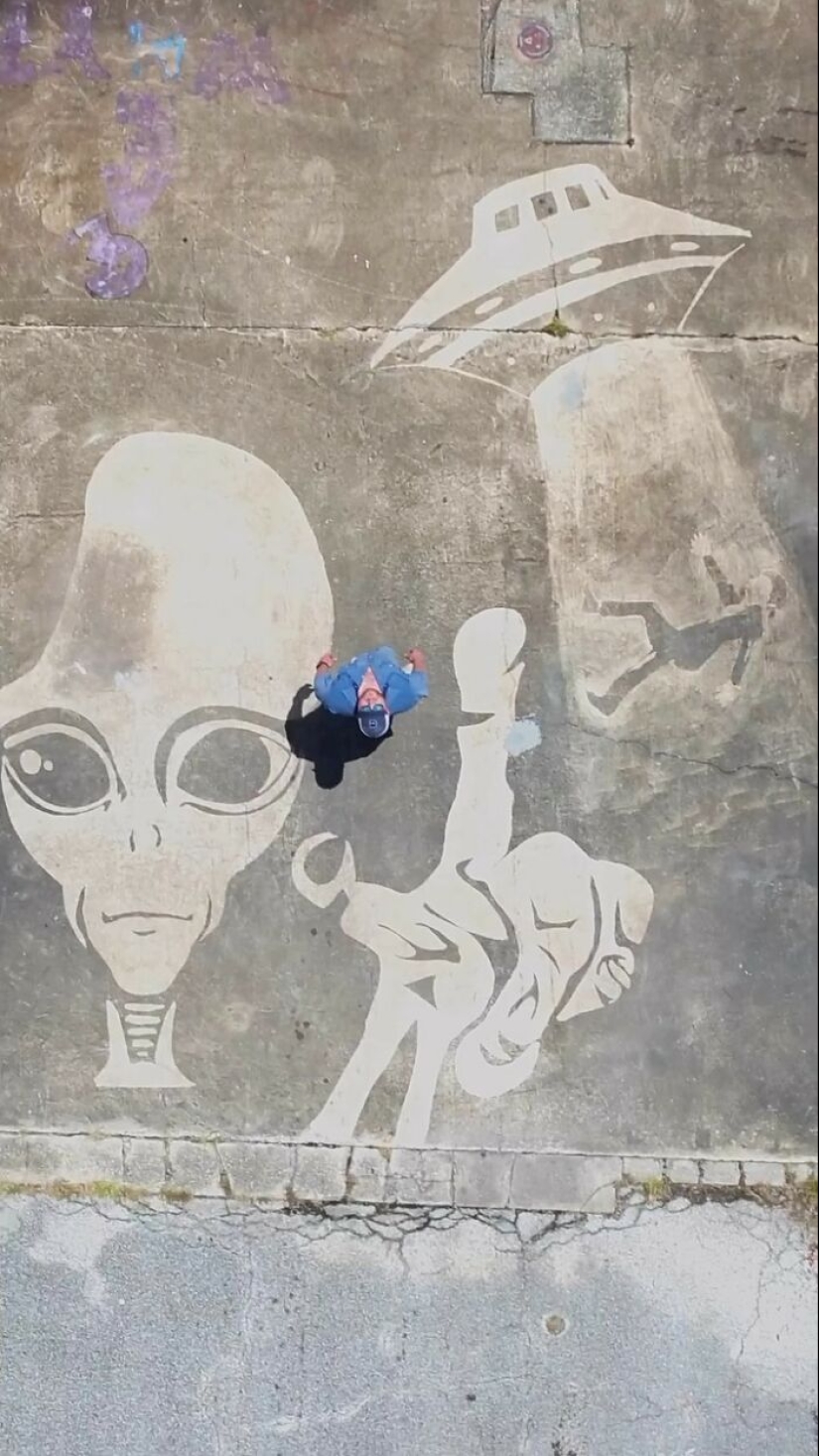 Este chico usó una lavadora a presión para crear arte en la calle, y aquí están sus 13 mejores obras