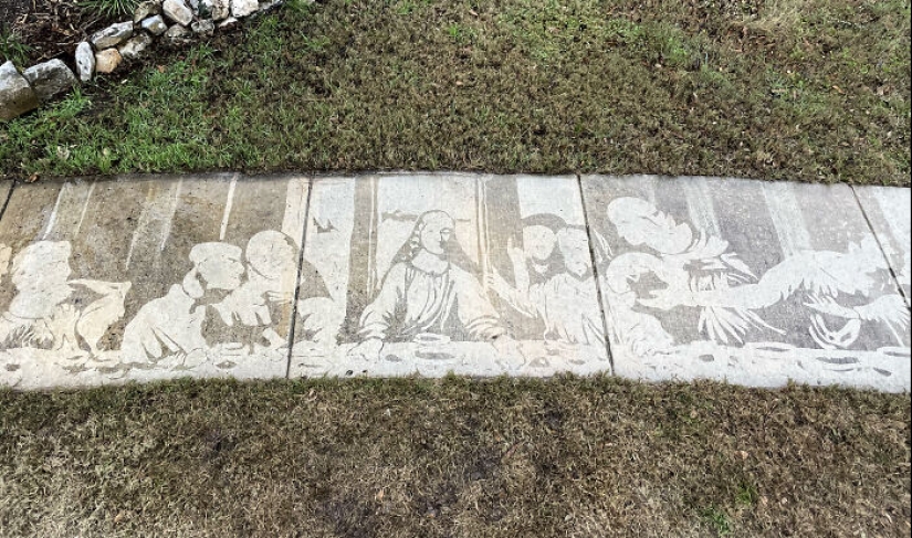 Este chico usó una lavadora a presión para crear arte en la calle, y aquí están sus 13 mejores obras