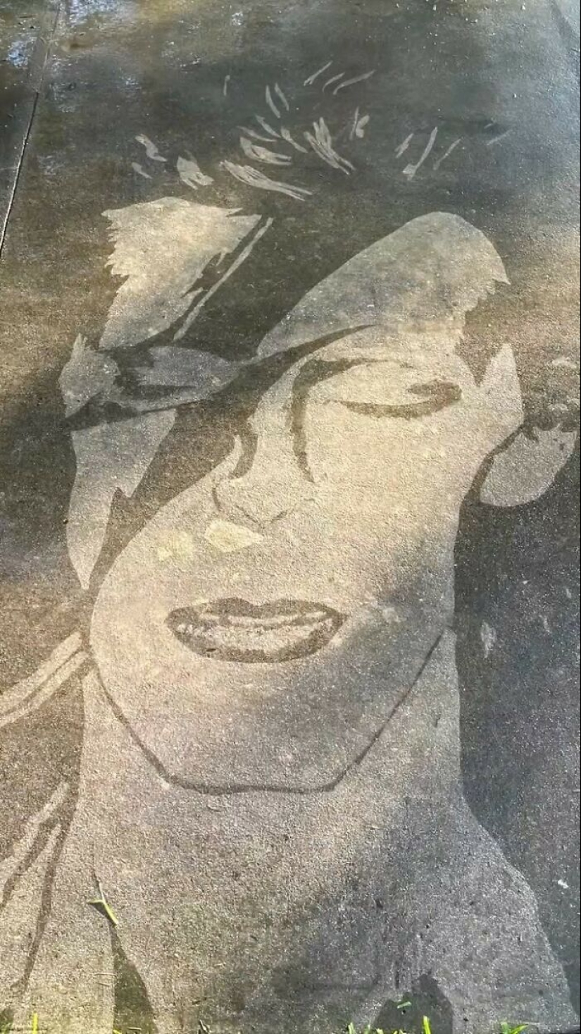 Este chico usó una lavadora a presión para crear arte en la calle, y aquí están sus 13 mejores obras