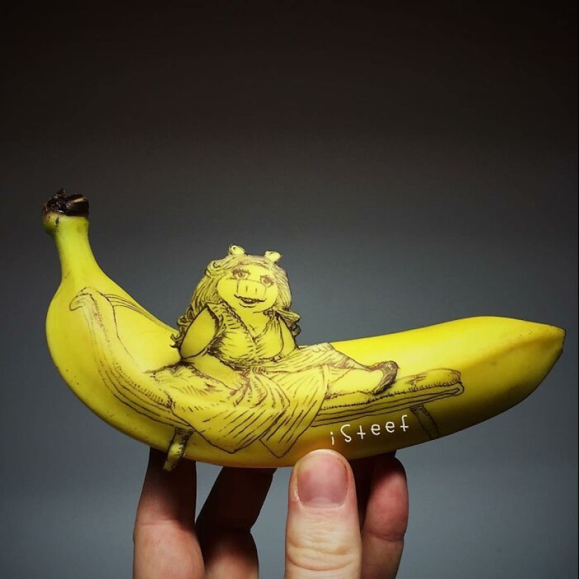 Este chico usa su creatividad para convertir plátanos en obras de arte, y aquí están sus 19 nuevas obras
