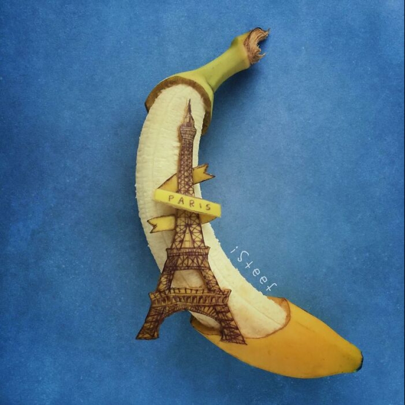 Este chico usa su creatividad para convertir plátanos en obras de arte, y aquí están sus 19 nuevas obras
