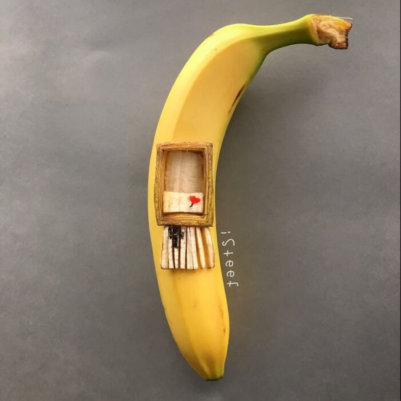Este chico usa su creatividad para convertir plátanos en obras de arte, y aquí están sus 19 nuevas obras