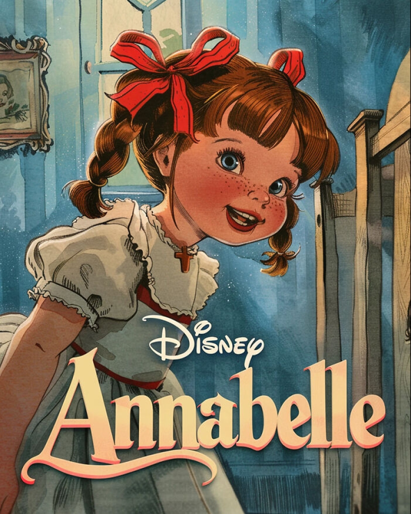 Este creador utilizó inteligencia artificial para generar 15 carteles de adaptaciones de películas de terror de Disney