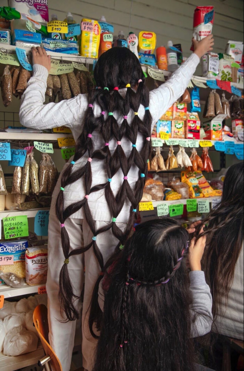 Este fotógrafo argentino tomó 11 retratos únicos de mujeres de pelo largo