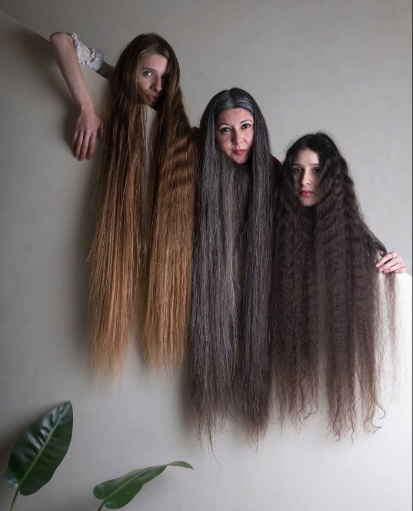 Este fotógrafo argentino tomó 11 retratos únicos de mujeres de pelo largo