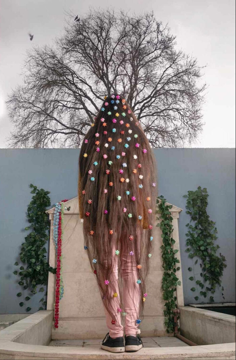 Este fotógrafo argentino tomó 11 retratos únicos de mujeres de pelo largo