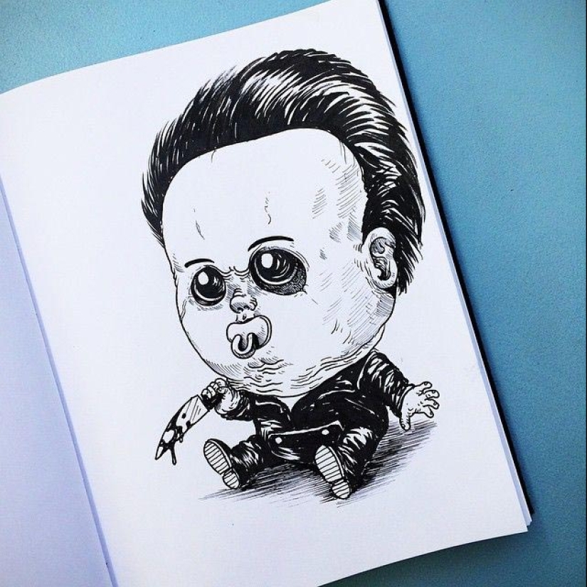 Even Villains Were Once Children: What Horror Movie Heroes Would Look Like as Children Even Villains Were Once Children: What Horror Movie Heroes Would Look Like as Children