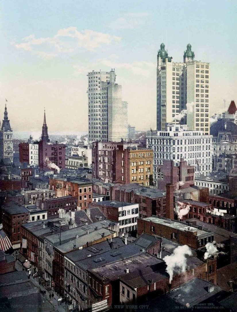 Fabulosos fotocromos de la década de 1900 en Nueva York Fabulosos fotocromos de la década de 1900 en Nueva York