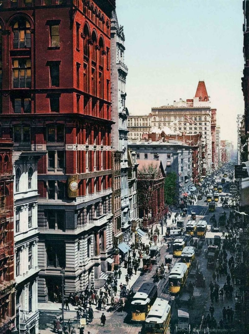 Fabulosos fotocromos de la década de 1900 en Nueva York Fabulosos fotocromos de la década de 1900 en Nueva York