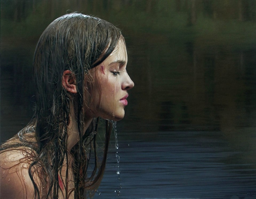 Fantasías masculinas en pinturas hiperrealistas de Philip Weber Fantasías masculinas en pinturas hiperrealistas de Philip Weber