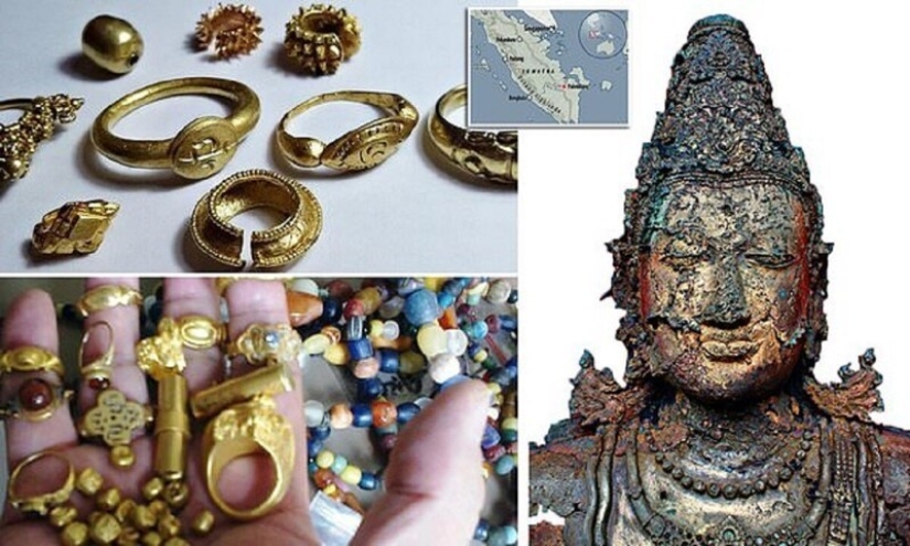 Fishermen have found treasures of a vanished ancient civilization in Indonesia Fishermen have found treasures of a vanished ancient civilization in Indonesia