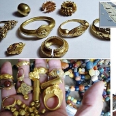 Fishermen have found treasures of a vanished ancient civilization in Indonesia Fishermen have found treasures of a vanished ancient civilization in Indonesia