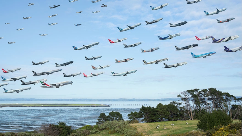 Flocks of iron birds: what traffic flows look like at airports around the world Flocks of iron birds: what traffic flows look like at airports around the world