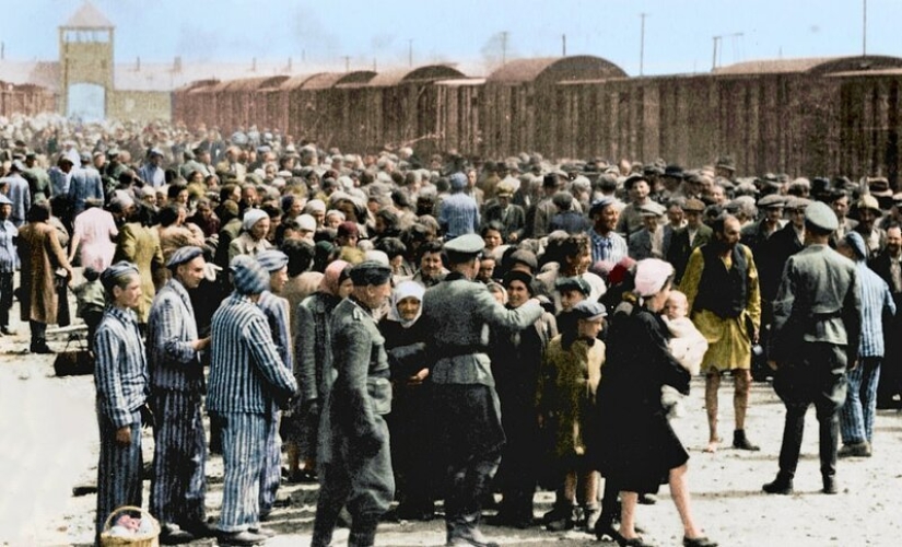 Foto de Auschwitz en color: lo peor
