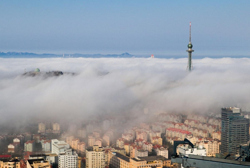 Fotos vertiginosas y fascinantes: ciudades en las nubes