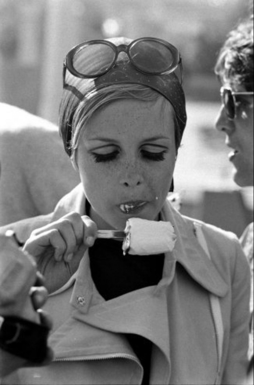 Fotos vintage-celebridades y helados
