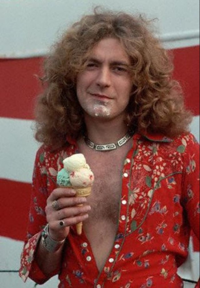 Fotos vintage-celebridades y helados