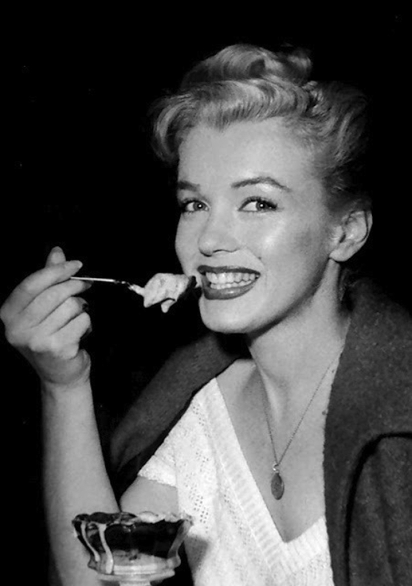 Fotos vintage-celebridades y helados