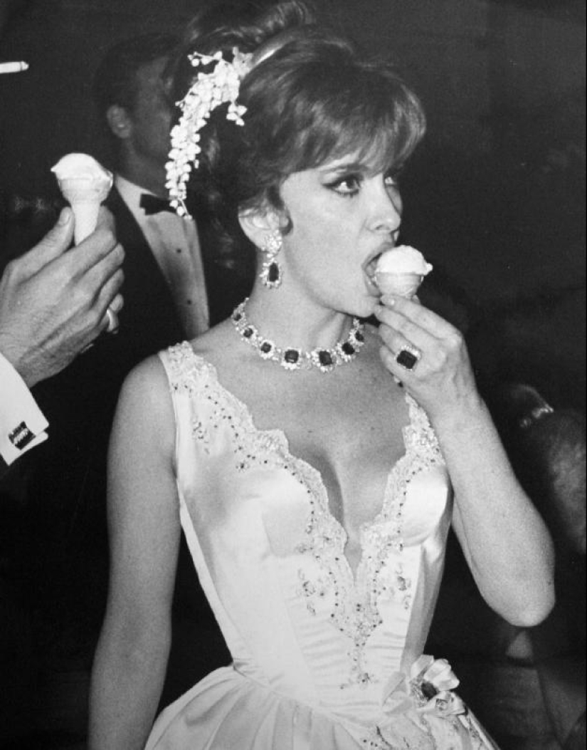 Fotos vintage-celebridades y helados