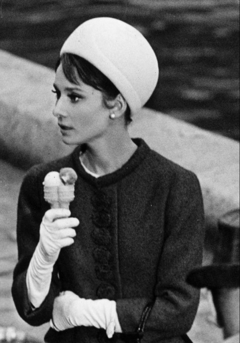 Fotos vintage-celebridades y helados