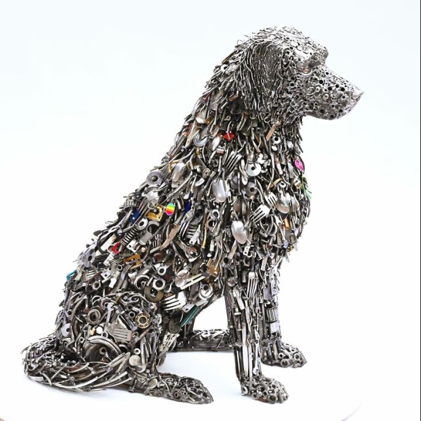 From Scrap To Sculptures: 15 Impressive Works Of Art Made By This Artist From Scrap To Sculptures: 15 Impressive Works Of Art Made By This Artist