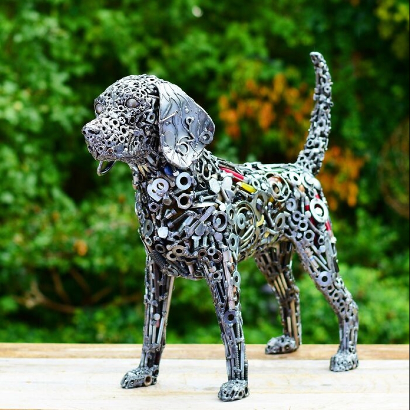 From Scrap To Sculptures: 15 Impressive Works Of Art Made By This Artist From Scrap To Sculptures: 15 Impressive Works Of Art Made By This Artist
