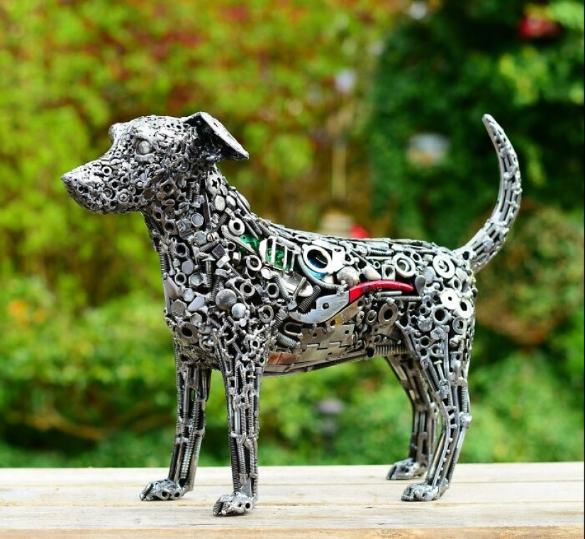 From Scrap To Sculptures: 15 Impressive Works Of Art Made By This Artist From Scrap To Sculptures: 15 Impressive Works Of Art Made By This Artist