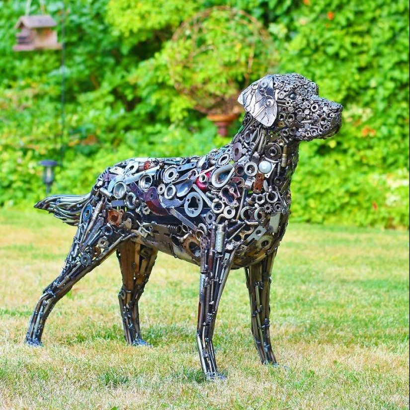 From Scrap To Sculptures: 15 Impressive Works Of Art Made By This Artist From Scrap To Sculptures: 15 Impressive Works Of Art Made By This Artist